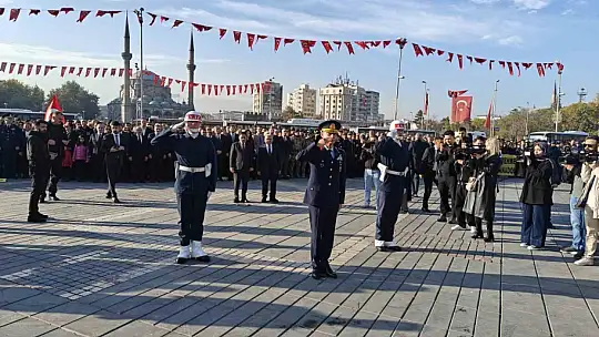 Atatürk, ebediyete irtihal edişinin 87. yılında Kayseri'de saygıyla anıldı