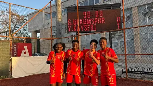 Auran Kayseri Kadın FK deplasmandan galibiyetle döndü