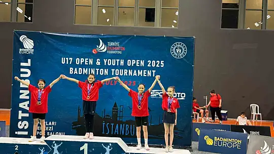 Badminton'da Kayseri'ye iki madalya
