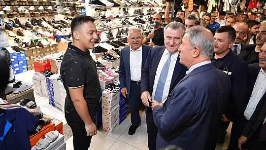 Bakan'dan Kayseri esnafına ziyaret
