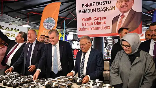 Bakan'dan Kayseri esnafına ziyaret