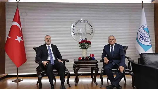 Bakan Işıkhan'dan Başkan Büyükkılıç'a ziyaret