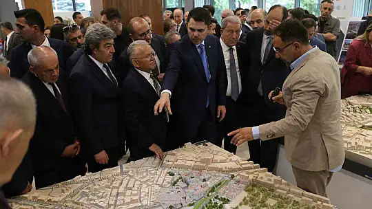 Bakan Kurum ve Yumaklı, Kayseri'nin vizyon projelerini inceledi