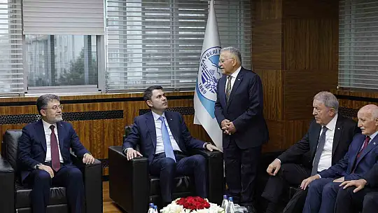 Bakan Kurum ve Yumaklı, Kayseri'nin vizyon projelerini inceledi