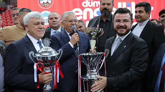 Başkan Büyükkılıç: 'Fırsat verilince Türkiye Şampiyonu oluyorlar'