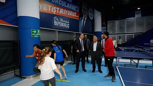 Başkan Büyükkılıç: 'Geleceğin sporcularını yetiştiriyoruz'