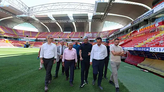 Başkan Büyükkılıç: 'RHG Enertürk Enerji Stadyumu, 2025-2026 sezonuna hazır'