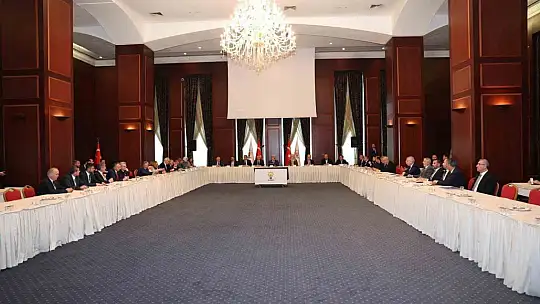Başkan Büyükkılıç AK Parti 168'inci Genişletilmiş İl Başkanları Toplantısı'na katıldı