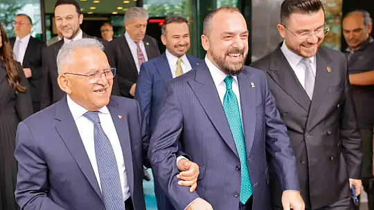 Başkan Büyükkılıç, AK Parti Genel Başkan Yardımcısı Faruk Acar'ı ağırladı