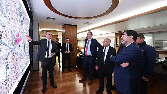 Başkan Büyükkılıç, Altyapı Yatırımları Genel Müdürü Eyigün'ü ağırladı