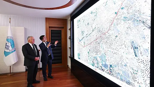 Başkan Büyükkılıç, Altyapı Yatırımları Genel Müdürü Eyigün'ü ağırladı