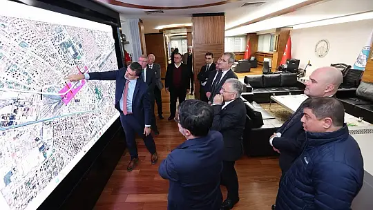 Başkan Büyükkılıç, Altyapı Yatırımları Genel Müdürü Eyigün'ü ağırladı