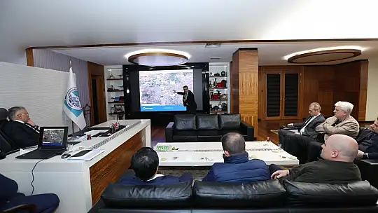 Başkan Büyükkılıç, Altyapı Yatırımları Genel Müdürü Eyigün'ü ağırladı