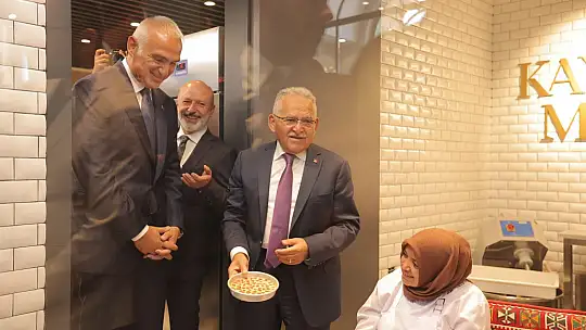 Başkan Büyükkılıç, Bakan Ersoy'a Mutfak Sanatları Merkezi'ni tanıttı