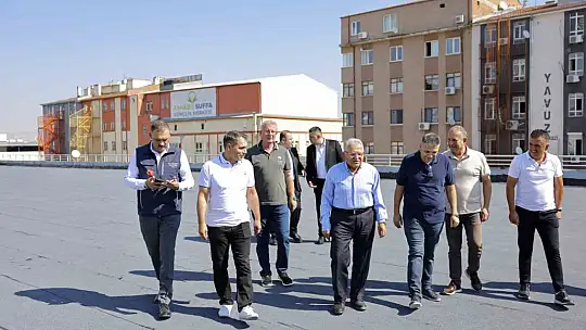 Başkan Büyükkılıç, Bedesten Katlı Otoparkı'ndaki çalışmaları yerinde inceledi