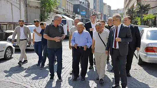 Başkan Büyükkılıç, Bedesten Katlı Otoparkı'ndaki çalışmaları yerinde inceledi