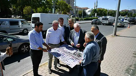 Başkan Büyükkılıç, DSİ Katlı Kavşağı proje çalışmalarını inceledi
