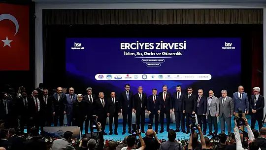 Başkan Büyükkılıç, Erciyes Zirvesi'nde Kayseri'nin su master planını anlattı