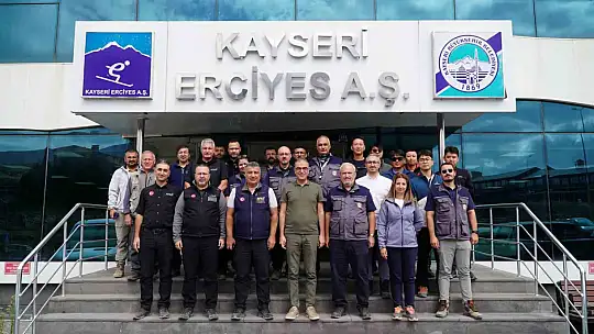 Başkan Büyükkılıç ile AFAD yetkililerin afet yetkililerinden afet risklerini azaltacak örnek proje değerlendirmesi