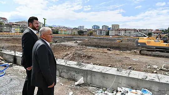 Başkan Büyükkılıç ile Başkan Okandan'dan, Sahabiye Projesi 2. Etap çalışmalarına inceleme