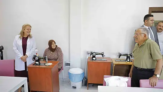 Başkan Büyükkılıç, KAYMAK Göznuru'ndan kursiyerlerle buluştu