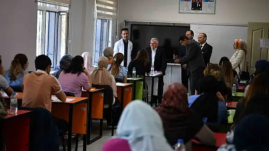 Başkan Büyükkılıç, KAYMEK AGS Kursu öğrencileri ile buluştu