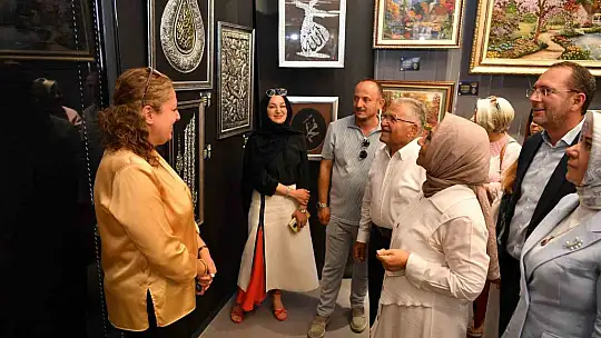 Başkan Büyükkılıç, KAYMEK Yılsonu Sergisi'ni açtı