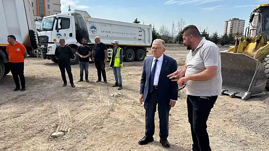 Başkan Büyükkılıç, Kertmeler Kavşağı'nda trafiği rahatlatacak çalışmaları inceledi