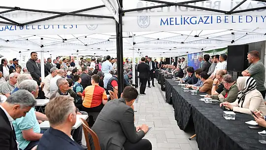 Başkan Büyükkılıç, Melikgazili vatandaşlarla buluştu
