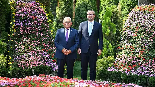 Başkan Büyükkılıç, Merkez Bankası Karahan'ı makamında ağırladı