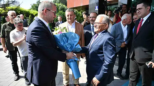 Başkan Büyükkılıç, Merkez Bankası Karahan'ı makamında ağırladı