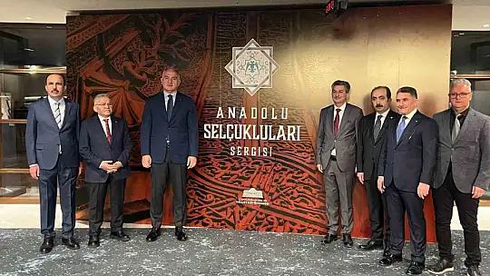 Başkan Büyükkılıç Millet Kütüphanesi'nde Anadolu Selçukluları Sergisi'nin açılışına katıldı