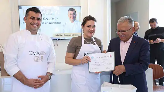 Başkan Büyükkılıç, Mutfak Sanatları Merkezi'nde Workshop etkinliklerine katıldı