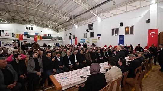 Başkan Büyükkılıç, Ramazan'ın bereketini iki ayrı iftarda vatandaşlarla paylaştı