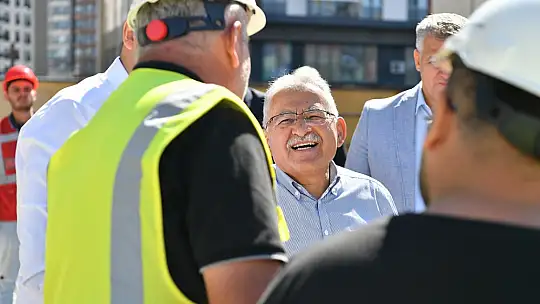 Başkan Büyükkılıç, Sahabiye Kentsel Dönüşüm Projesi'ni inceledi