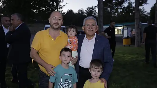 Başkan Büyükkılıç, Sarımsaklı'da kamp ateşini yaktı