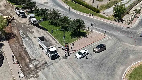 Başkan Büyükkılıç Seher Bulvarı'ndaki yatırımı yerinde inceledi