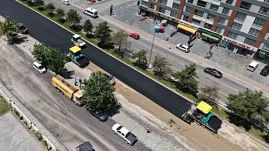 Başkan Büyükkılıç Seher Bulvarı'ndaki yatırımı yerinde inceledi