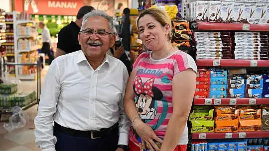 Başkan Büyükkılıç, Talas esnafını gezdi