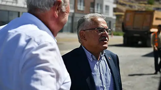 Başkan Büyükkılıç'tan 2 milyon TL'lik Erkilet Bulvarı bağlantı yoluna yakım takip