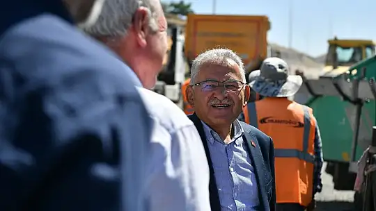 Başkan Büyükkılıç'tan 2 milyon TL'lik Erkilet Bulvarı bağlantı yoluna yakım takip