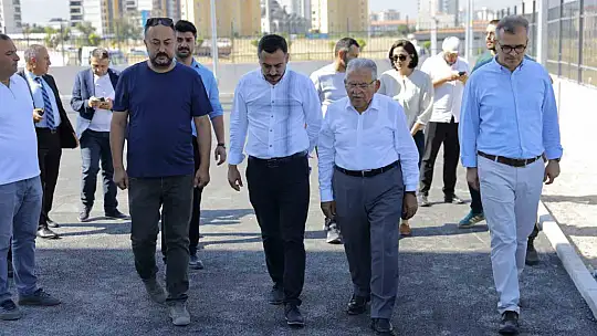 Başkan Büyükkılıç'tan 85 milyon TL'lik yatırım maliyetli eğitim yuvasında inceleme