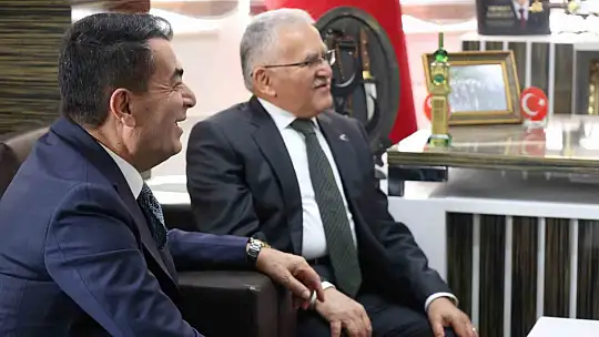 Başkan Büyükkılıç'tan Bünyan Belediye Başkanı Metin'e ziyaret