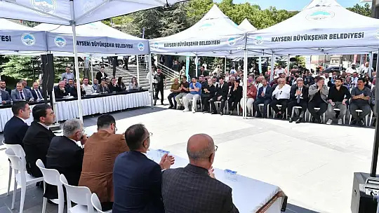 Başkan Büyükkılıç'tan Bünyanlılara: 'Emrinizdeyiz, hizmetinizdeyiz'