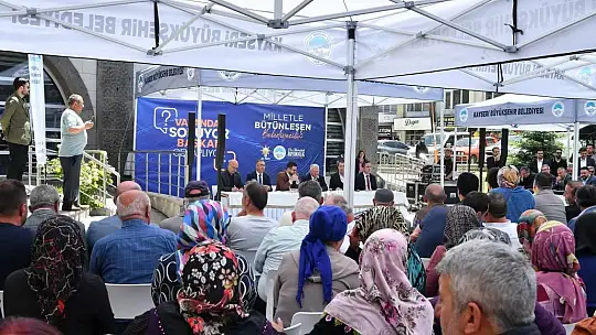 Başkan Büyükkılıç'tan Bünyanlılara: 'Emrinizdeyiz, hizmetinizdeyiz'