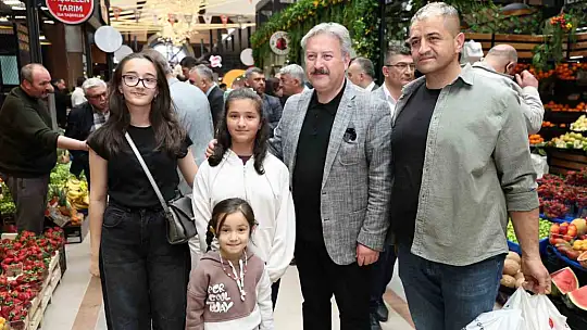 Başkan Büyükkılıç'tan Çarşı Melikgazi'ye ziyaret