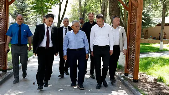 Başkan Büyükkılıç'tan Develi'ye yakın takip: Elbiz Parkı yenileniyor