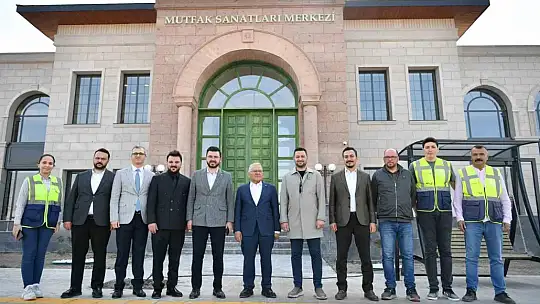 Başkan Büyükkılıç'tan gastronomi hamlesi: Mutfak Sanatları Merkezi'nde sona doğru