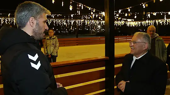 Başkan Büyükkılıç'tan gençlere müjde: Açık hava buz pateni pisti