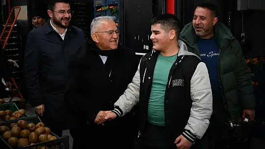 Başkan Büyükkılıç'tan Hal Kompleksi'ne sabah mesaisi